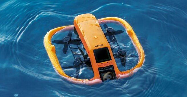 HoverAir Aqua Drone Lands And Takes Off On Water