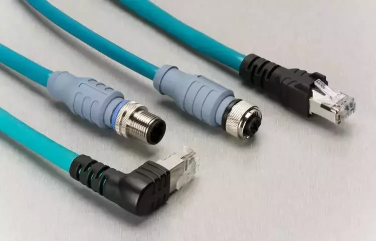 Gigabit Ethernet Series Watertight Cable Assembly for Harsh Environments