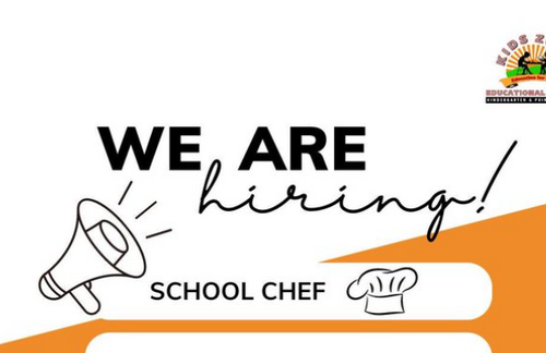 Kids Zone Hiring School Chef
