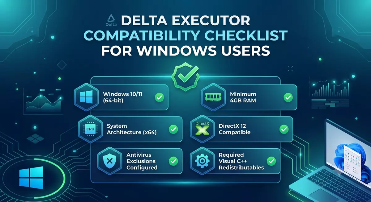 Delta Executor Compatibility Checklist for Windows Users