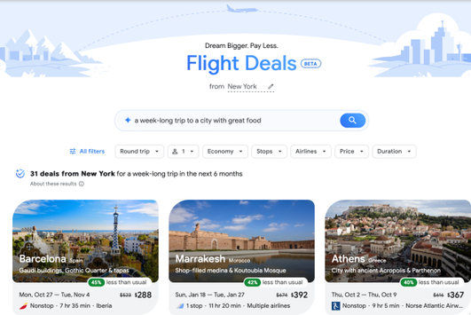 Google Flights AI Flight Deals Makes Trip Planning Easier