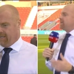 Everton Manager Sean Dyche Points Out That Graphic Is 'Wrong' Ahead Of Carabao Cup Game