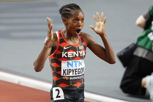 GOAT! – Faith Kipyegon Owns The Track And Delivers Kenya’s First Gold In Budapest