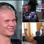 Erling Haaland Tells KSI He Used To Watch His Videos When He Was Younger, His Reaction Was Priceless