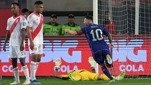 Lionel Messi Scores Twice For Argentina Against Peru As Brazil's Neymar Suffers Injury