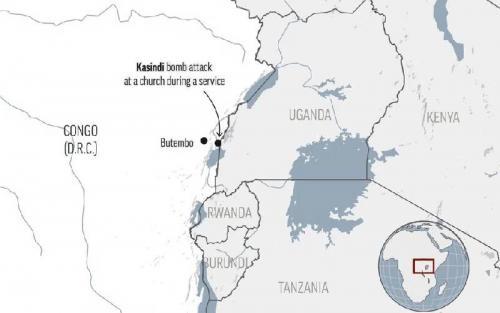 Islamic State Claims Church Bombing In East Congo; 14 Dead