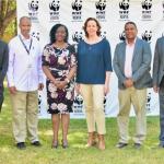 Environment CS Soipan Tuya Meets New WWF Director General Kirsten Schuijt