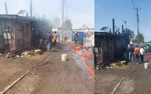 Maringo Traders Count Losses After Fire Guts Shopping Centre