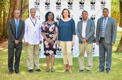 Environment CS Soipan Tuya Meets New WWF Director General Kirsten Schuijt