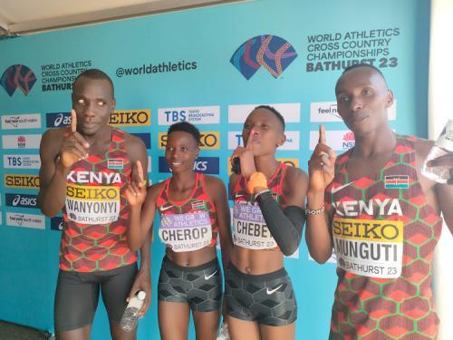 Kenya's Quartet Delivers First Gold Medal In Bathurst
