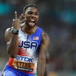 Lyles Earns Third Gold In Budapest As He Anchors US Men’s 4x100m Team To Win Over Italy