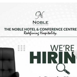 4 Vacancies Open At The Noble Hotel and Conference Center