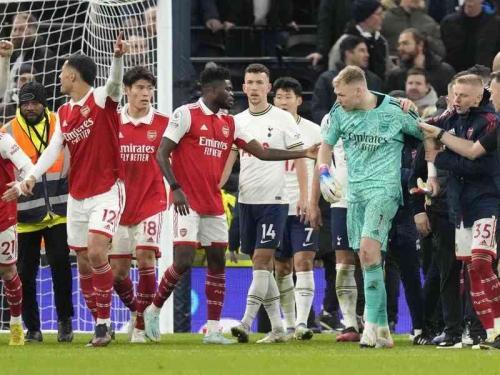 Football Fan Aims Kick At Arsenal Goalkeeper After EPL Game