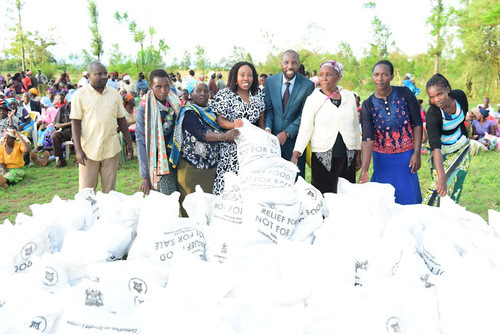 Over 9,000 Hunger Stricken Mwea Residents Get Relief Food