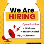 King Of Shawarma Hiring Waiters, Chef And Cleaners