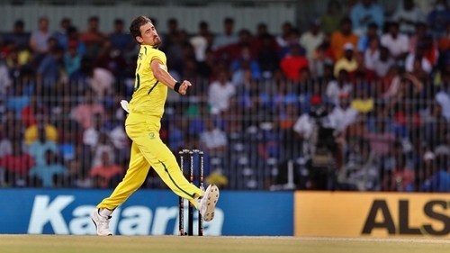 Australia's Starc Gets Hat-Trick In World Cup Warm-Up
