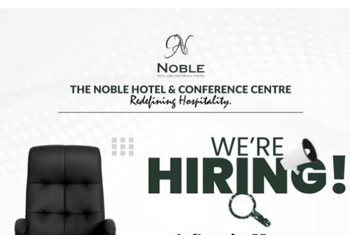 4 Vacancies Open At The Noble Hotel and Conference Center
