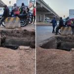 Westlands: Big Hole Poses Danger To Pedestrians And Motorists