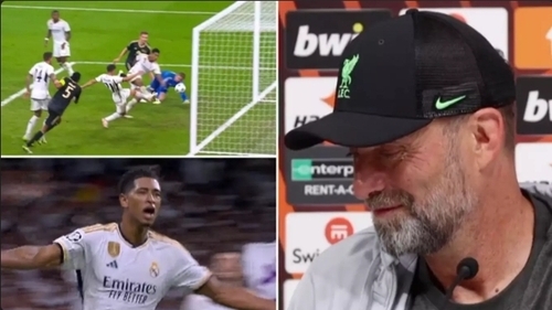 Footage Emerges Of Jurgen Klopp Watching Jude Bellingham's Winner For Real Madrid