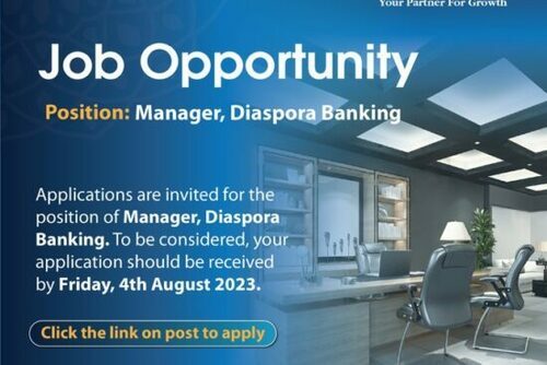 Gulf African Bank Hiring Diaspora Banking Manager