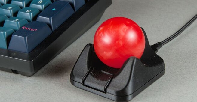 Ploopy’s Smallest Trackball Gains Custom Button