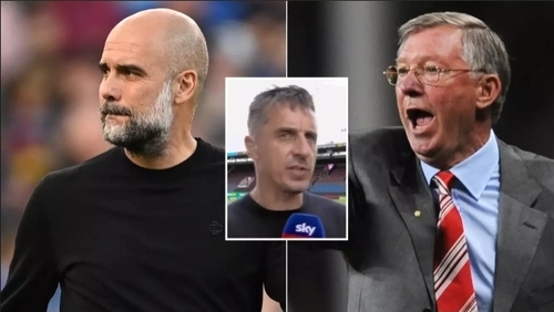 Gary Neville Says Sir Alex Ferguson 'Would Never Have Done' What Pep Guardiola Did Against Burnley
