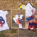 Bizarre Footage Emerges Of Tottenham Hotspur Fan Destroying Harry Kane Shirt