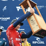 Ewing Wins Surf Title To Match Late Mother's Success