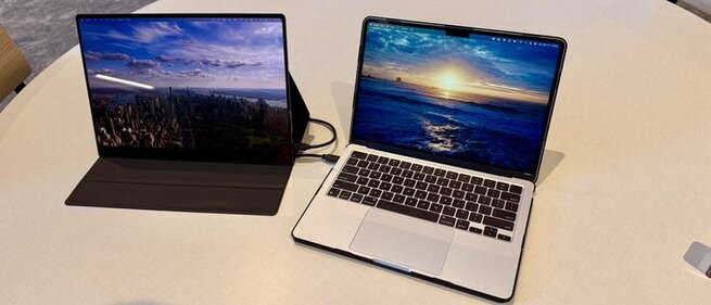 Paper-Thin Portable Monitor with 3K OLED and 120Hz