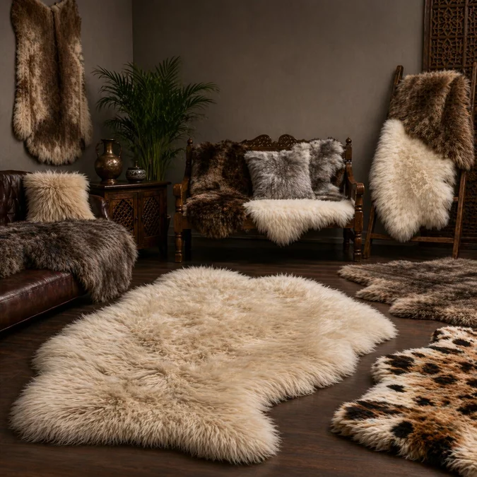 Why Should You Choose Fur Rugs by Gaba for Home Decoration?