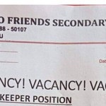 Ileho Friends Secondary School Hiring Storekeeper