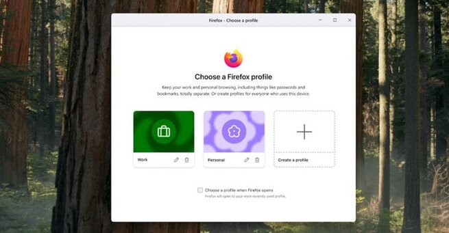 Firefox Adds Profiles For Easier Browsing