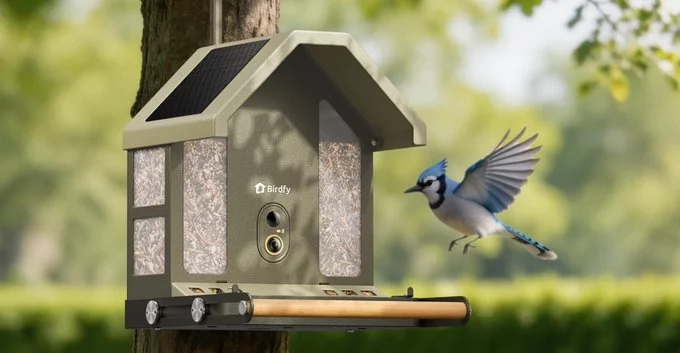 Birdfy Feeder Metal 2 4K Feeder Changes Bird Watching
