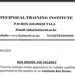 Bus Driver Needed