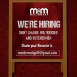 Meat & Meat Grill Hiring Waitresses, Butchermen and Shift leader