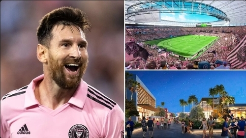 Inter Miami Begin Construction New State-Of-The-Art Stadium Where Lionel Messi Will Play