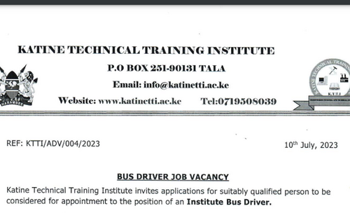 Bus Driver Needed