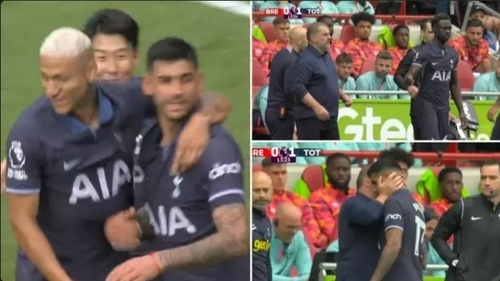 Cristian Romero Subbed Off Just Seconds After Scoring Against Brentford, He Was Furious