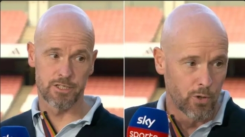 Erik ten Hag Blasts VAR In Furious Rant After Arsenal Defeat