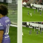 Fans Spot Harvey Elliott's Furious Reaction To Mo Salah Scoring For Liverpool Against LASK