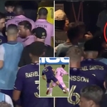 Lionel Messi Gets Into Heated Confrontation In The Tunnel With Rival Player