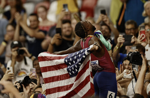 Lyles Completes Sprint Double With Third Consecutive World 200m Title, Tebogo Takes Bronze