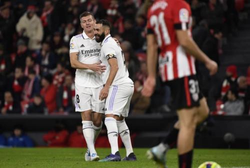 Benzema, Kroos Fire Madrid To Athletic Bilbao Win