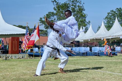 Kenyan Students Take Part In Indonesian Martial Arts
