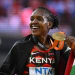 History Maker Faith Kipyegon Credits Budapest Worlds Success To Husband