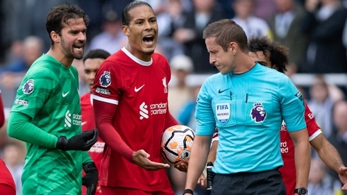 Van Dijk Charged By FA Over Red Card Reaction