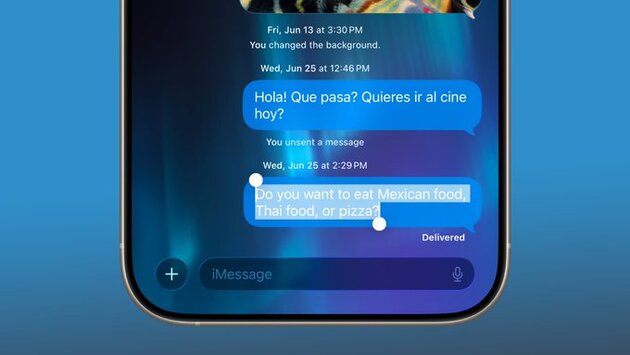 iOS 26 Messages Gets Smart Text Selection Feature