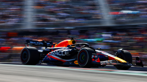 Verstappen Fastest In US Grand Prix Practice
