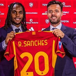 Roma Sign Paredes And Sanches From Paris Saint-Germain