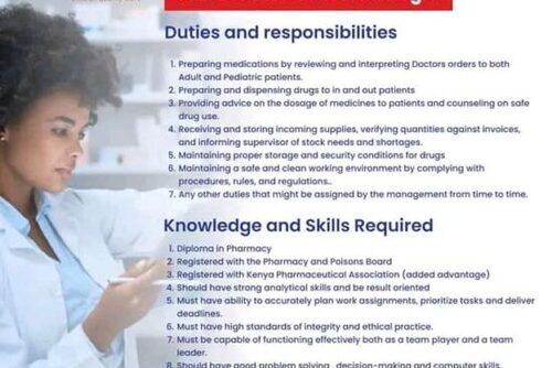 Valley Hospital Hiring Pharmaceutical Technologist